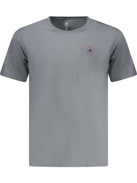 Converse Ανδρικό Αθλητικό T-Shirt Γκρι CVM5T565-033QD9
