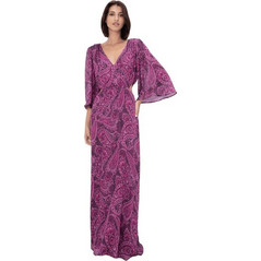 Toi & Moi Maxi Φόρεμα για Γάμο / Βάπτιση Κρουαζέ Μωβ 50-6946-226
