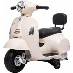 AIYAPLAY Mini Vespa GTS Ηλεκτροκίνητο Παιδικό Μηχανάκι 6V Μπεζ 370-484V90WT