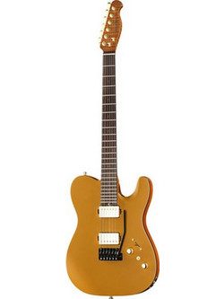 Harley Benton Fusion-T II Ηλεκτρική Κιθάρα T Style με Μαγνήτες HH & Ταστιέρα Rosewood Satin Gold