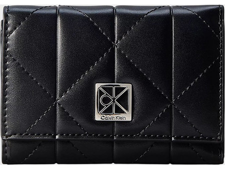 Calvin Klein Μικρό Γυναικείο Πορτοφόλι με Snap Μαύρο LV04F1219G-UB1