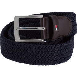 Tommy Hilfiger New adan Ανδρική Ζώνη Ψάθινη Πλεκτή Navy Μπλε AM0AM02801-422