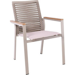 Woodwell Sierra Πολυθρόνα Κήπου Αλουμινίου Μπεζ Ε-00026765