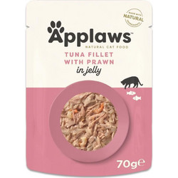 Applaws Adult Fillets with Tuna & Prawn in Jelly 70gr