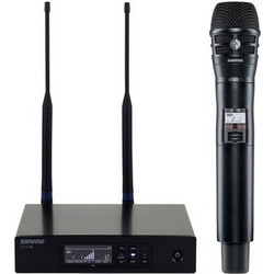 Shure QLXD24/KSM8B K51 Σετ Ασύρματο Πυκνωτικό Δυναμικό Μικρόφωνo Χειρός XLR