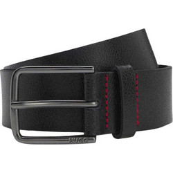 Hugo Boss Gerik Lam Sz35 Ανδρική Ζώνη Δερμάτινη Μαύρη 50548348-001