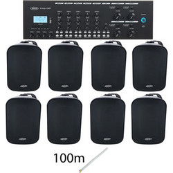Sirus 4room Bundle M Παθητικά Σετ Ηχεία Εξωτερικού Χώρου 40W Αδιάβροχα IP66 Μαύρα