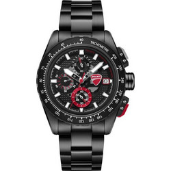 Ducati Leggentda Corse Chronograph Ανδρικό Ρολόι Χρονογράφος με Μαύρο Μεταλλικό Μπρασελέ DTWGI0003601