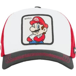 Capslab Ανδρικό Καπέλο Jockey με Δίχτυ Snapback Υφασμάτινο Λευκό 211541124