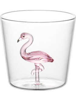 iTotal Ποτήρι Νερού Γυάλινo Flamingo 280ml 139329800