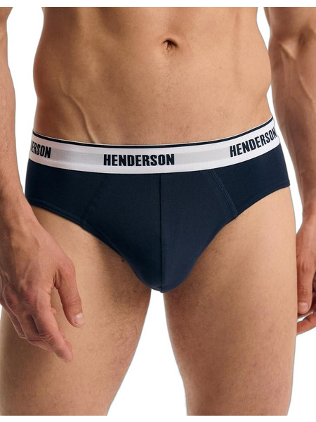 Henderson Free Ανδρικά Σλιπ Βαμβακερά Navy Μπλε 2Pack 2-PACK