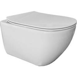 Ideal Standard Tesi II Aquablade Λεκάνη Τουαλέτας Κρεμαστή χωρίς Καζανάκι με Κάλυμμα Slim Soft Close Λευκή T352801