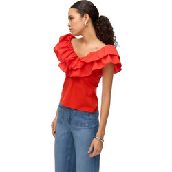 Vero Moda Γυναικείο Καλοκαιρινό Top Κόκκινο 10327412
