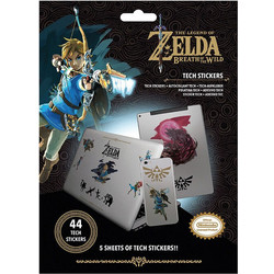 Nintendo The Legend of Zelda Σετ Αυτοκόλλητα για Laptop 44τμχ