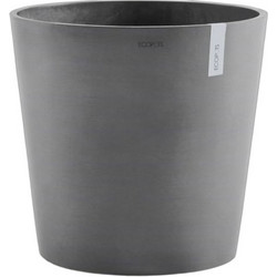 Ecopots Amsterdam 60 Γλάστρα Εξωτερικού Χώρου Στρογγυλή Πλαστική Γκρι 60x56cm 31650-257
