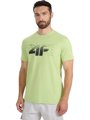 4F Ανδρικό Αθλητικό T-Shirt Lime 4FWAW25TTSHM2359-42S