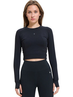 Magnetic North Γυναικείο Αθλητικό Crop Top Μαύρο 50041