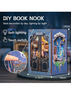 Cutebee Soul Travel Agency 3D Book Nook DIY 97 Κομμάτια 17cm