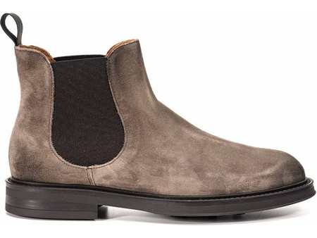 Frau Ανδρικά Chelsea Μποτάκια Suede Εκρού A73C3-139