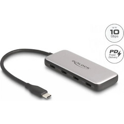 DeLOCK 64261 USB Hub 3.1 USB-C με 3 Θύρες USB-C & Εξωτερική Παροχή Ρεύματος