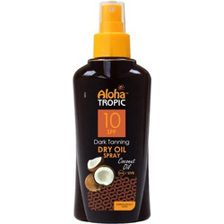 Aloha Tropic Coconut Oil Λάδι Μαυρίσματος Σώματος SPF10 200ml