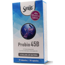 Am Health Smile Probio B45 Προβιοτικά 30 Κάψουλες