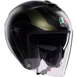 AGV Irides Sakai Matt Green Black Κράνος Μηχανής Jet 1500gr