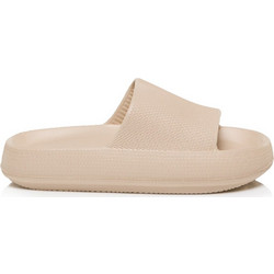 Jomix Γυναικείες Παντόφλες Καλοκαιρινές Flatforms Μπεζ WES250391