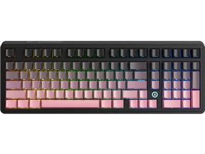 Ajazz AK980 MAX Μηχανικό Gaming Πληκτρολόγιο με Magnetic Διακόπτες RGB Black Pink