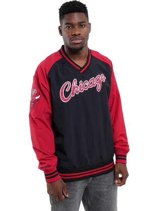 Mitchell & Ness NBA Μαύρο Κόκκινο JK9272-CBUBLCK
