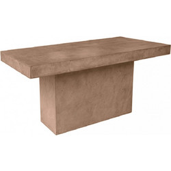 Avant Garde Ορθογώνιο Τραπέζι Κήπου Τσιμέντο Ταμπά Εκρού 200x90x74cm 29231