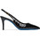 Loriblu Γόβες Slingback Λουστρίνι με Τακούνι Στιλέτο Μαύρες 5EXSCC61C6104