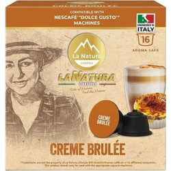 La Natura Lifestyle Κάψουλες Διάφορα Ροφήματα Creme Brulee Συμβατές με Μηχανή Dolce Gusto 16τμχ
