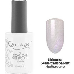 Quickgel V002 Aurora Ημιμόνιμο Βερνίκι Νυχιών 15ml