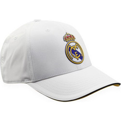Real Madrid Ανδρικό Καπέλο Jockey Υφασμάτινο Λευκό RM3GO66