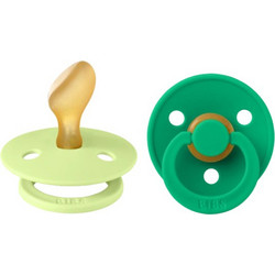 BIBS Colour Ανατομικές Ορθοδοντικές Πιπίλες Καουτσούκ 6-18m Cactus Matcha 2τμχ 2211435