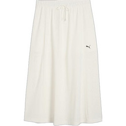 Puma Μίντι Φούστα Υφασμάτινη Ψηλόμεση Εκρού 638736-87