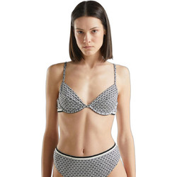 Benetton Bikini Set Μαύρο Λευκό 3OYR5R03O-61P