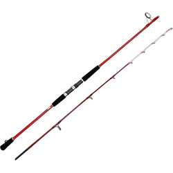 Ryobi Red Flash Καλάμι Ψαρέματος για Καθετή / Συρτή / Jigging Carbon Δίσπαστο 2.1m 50-150gr