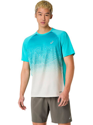 ASICS Road Fade Ανδρικό Αθλητικό T-Shirt Πολύχρωμο 2011D512-402