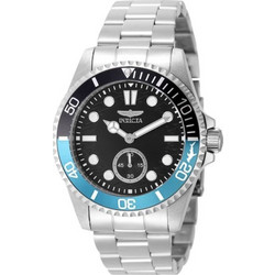 Invicta Pro Diver Ανδρικό Ρολόι με Ασημί Μεταλλικό Μπρασελέ 49437