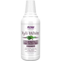 Now Solutions XyliWhite Neem & Tea Tree Στοματικό Διάλυμα για Προστασία Ούλων 743ml