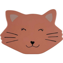 Trixie Mrs. Cat Πλαστικό Παιδικό Δοχείο Φαγητού Σομόν T89222