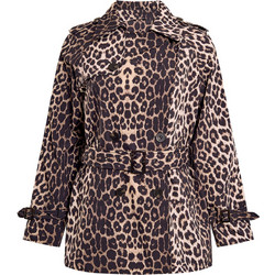 Celestino Γυναικεία Καπαρντίνα Υφασμάτινη Animal Print Μπεζ WU7578.7700