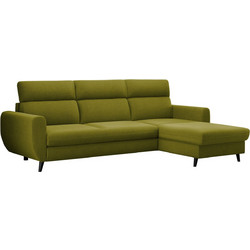 PoliHome Torro Mini Γωνιακός Καναπές Δεξιά Γωνία Χακί 258x168x100cm 163120409