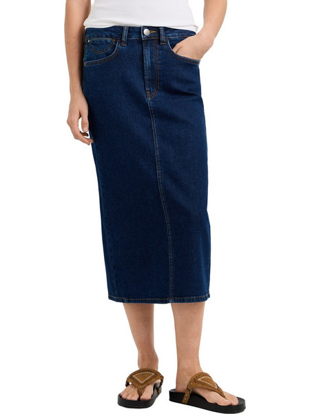 Pepe Jeans Μίντι Φούστα Τζιν Pencil Navy Μπλε PL90119455CB-000