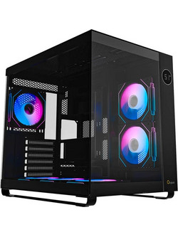 Ocypus Iota C70 Black Gaming Midi Tower Κουτί Υπολογιστή RGB με Πλαϊνό Παράθυρο