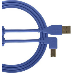 Udg U95005LB Καλώδιο Angle 90° USB-A Male 2.0 to USB-B Male 2m Blue