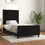 vidaXL Κρεβάτι Μονό Υφασμάτινο με Τάβλες 90x200cm 3125613