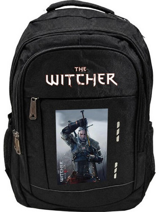 Takeposition The Witcher Σχολική Τσάντα Πλάτης Δημοτικού Μαύρη 978-4554